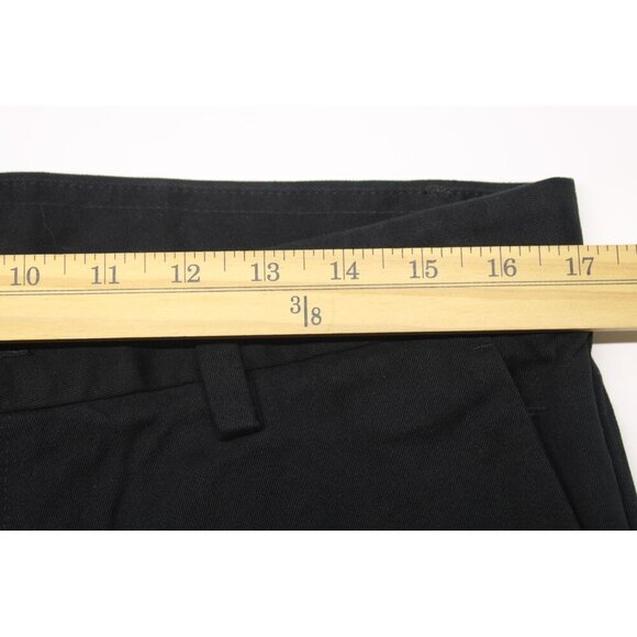 Dockers Men's Classic Fit Brushed Cotton Pant Flat Front Black Sz 34X30 NEW - Picture 4 of 13